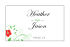 Personalized Flowers Rectangular Favor Labels